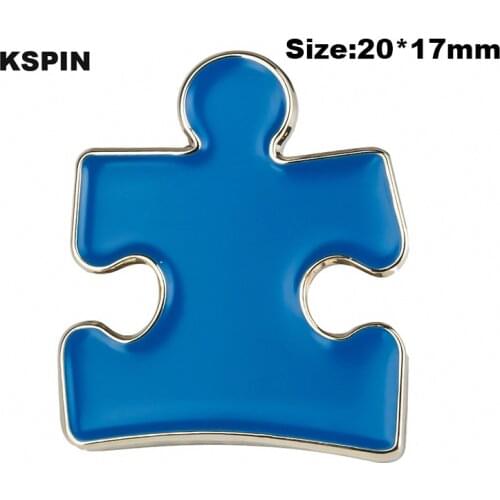Puzzle pin lapel pin badge Brooch Icons XY0389