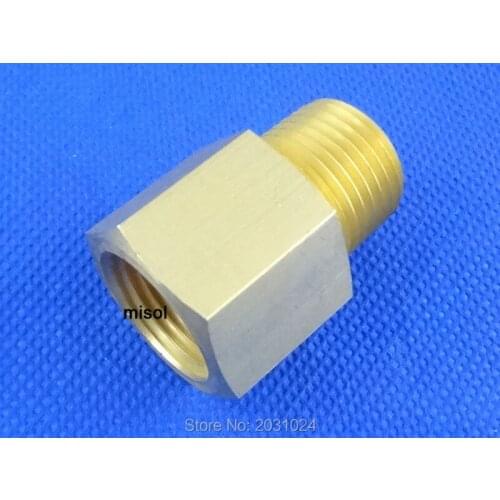 Adaptor fitting 1/2" BSP (DN15) male to 1/2" NPT female, Brass