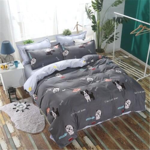 Personalized Fashion Series Cute Cartoon Puppy Bedding Set, Boys and Girls Are The Most Exquisite Choice