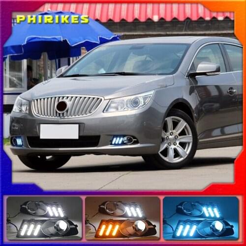 LED Day Light For Buick Lacrosse 2009-2012 bumper grille daytime running light DRL fog light cover