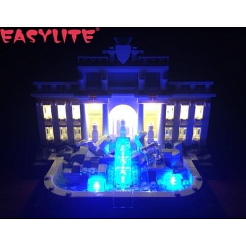 LED Light Set For 21020 Trevi Fountain DIY Toys Blocks Bricks Only Lighting Kit Not Include Model