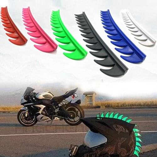 Reflective Decals Spikes Saw Strip For Motorcycle Helmet Mohawk Warhawk C66