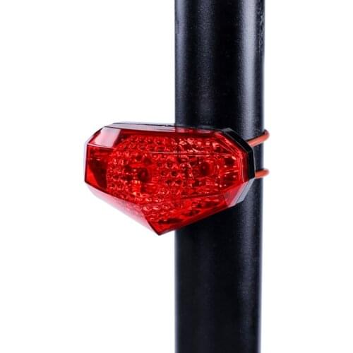 Bicycle Light LED Bicycle Smart Brake Sensor Tail Light Waterproof Battery Flash Riding Warning Light For Bicycle Accessories