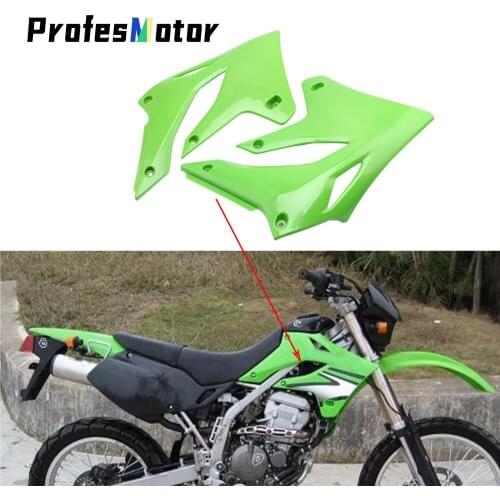 1 Pair ABS Front Side Cover Fuel tank Body Plate Guard For Kawasaki KLX250 KLX300 1993 - 2007 KLX 250 300