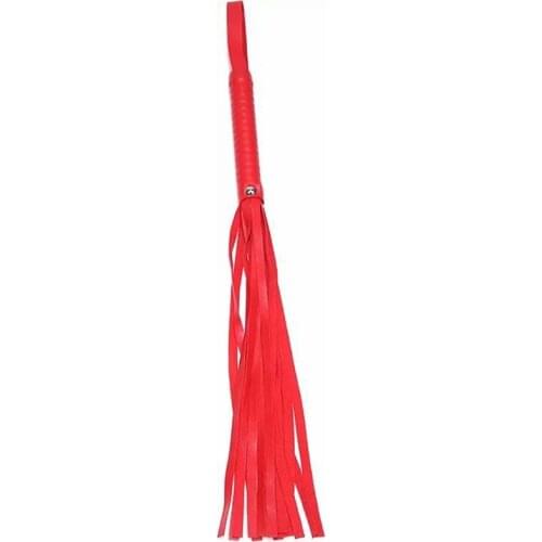 1pcs Horse Riding Whip High Quality Pu Leather Whip Horse Racing Queen Practical Domineering Solid Color Whip