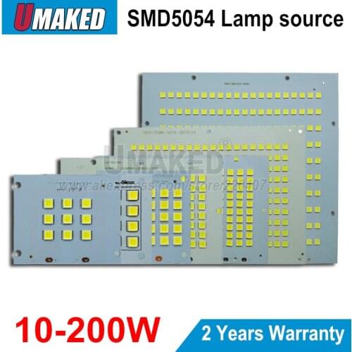 100% Full Power LED Floodlight PCB 10W 20W 30W 50W 100W 150W 200W SMD5054 led board,Aluminum plate for led floodlight