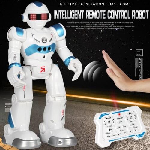 2020 New Remote Control Robot Multi-Function Programmable Toy Singing And Dancing Gesture Sensing Action Doll Children Best Gift