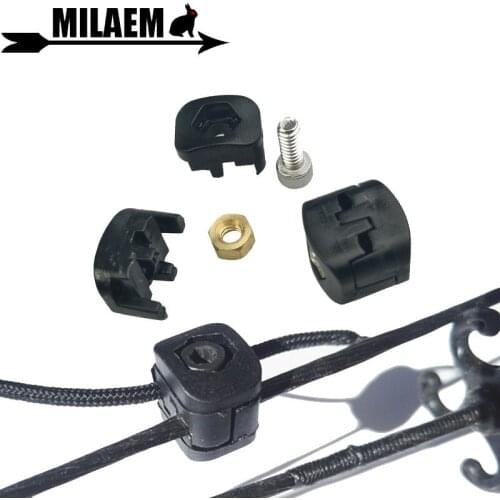 3pcs Archery Drop Away Arrow Rest Clamps Buckle Cable Fastener Clip Compound Bow Shooting Outdoor Sports Accessories