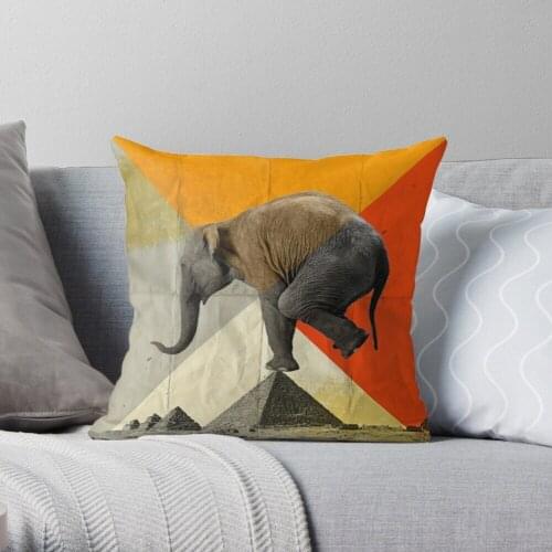 Balance of the Pyramids Throw Pillow Cushion Cover Polyester throw pillows case on sofa home living room car seat decor 45x45cm