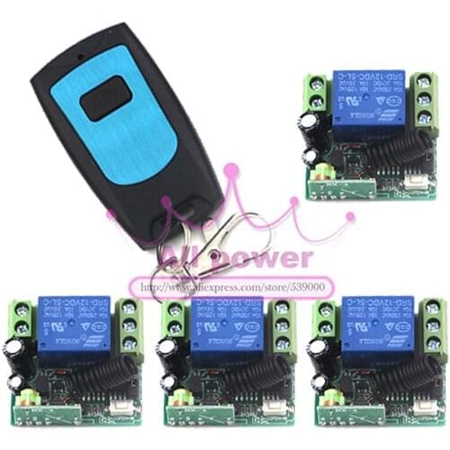 Free Shipping 12V Fixed Encoding Remote Control Switch Electric Light Remote Control ON OFF Toggle Switch