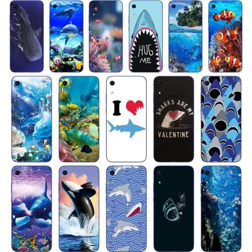 254FG ocean Whale Sharks fish Soft Silicone Tpu Cover Case for Huawei Honor 8A 9A 8S 9S Pime 10i 20i Case