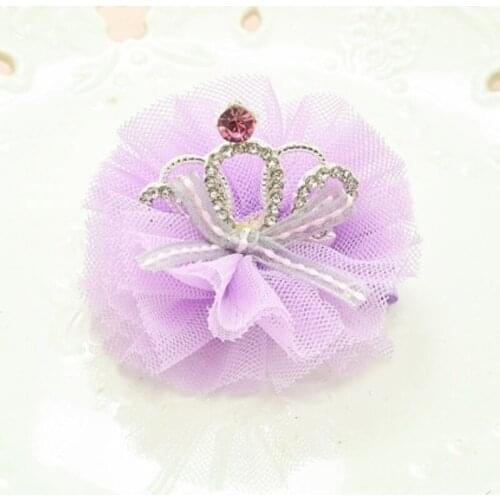 Childrens Crown Headdress Princess Korean Girl Hair Clip Baby Hair ornament Rhinestone hair Band Birthday little Girl Hairpin