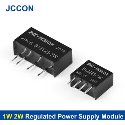 2Pcs 1W 2W Regulated Power Supply Module Isolating Switching Power B0505S B1205S B1212S B2405S B0305S-1W B0505S-1W