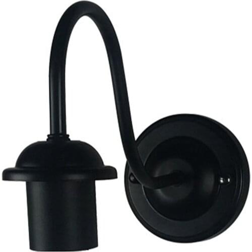 Creative Simple Wrought Iron Wall Lamp Single Head Bedroom Bedside Lamp Modern Wrought Iron Lamp