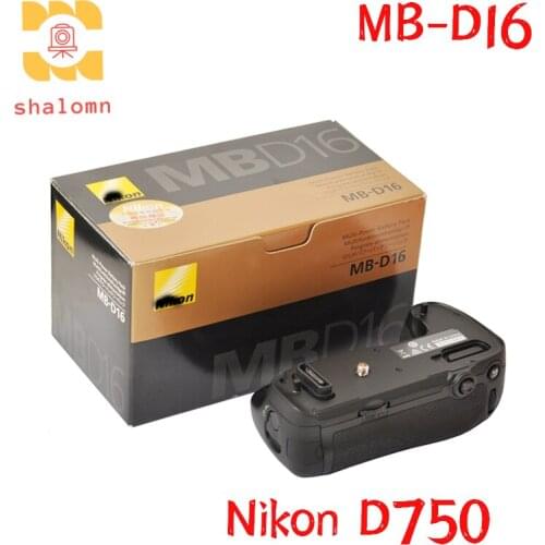 New Original MB-D16 Bottom Battery Grip Holder Replacement MBD16 For Nikon D750 SLR (Work With EN-EL15 AA Battery)