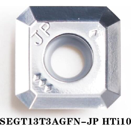 SEGT SEGT13T3AGFN JP HTI10 10pcs Carbide Insert CNC Blade lathe Insertion Machined 13T3AGFN-JP 100% Original High Efficient