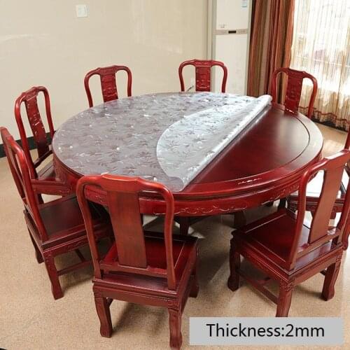 Para El Hogar Dining Cover Household Item Wedding Waterproof Round Nappe Manteles Toalha De Mesa PVC Tablecloth Table Cloth
