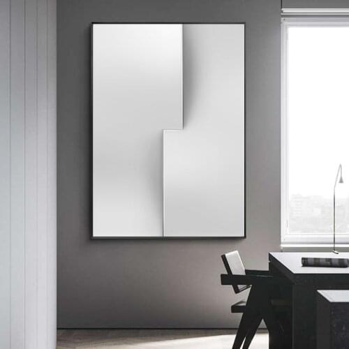 Modern Abstract Wall Art Canvas Painting Black White Poster Print Living Room Bedroom Nordic Stereoscopic Pictures Decoration