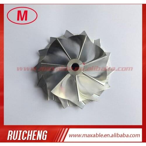 TD04HL 19T 49189-X 46.02/58.00mm 7+7 blades forward turbocharger billet/milling/aluminum 2618 compressor wheel