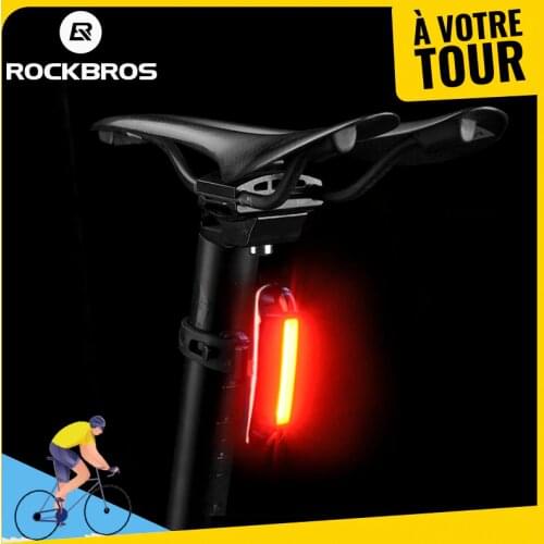 ROCKBROS Bike Lights Rear Back Bicycle Light Night Riding Safe Lamp MTB lumiere velo luz trasera bicicleta Bike Accessories