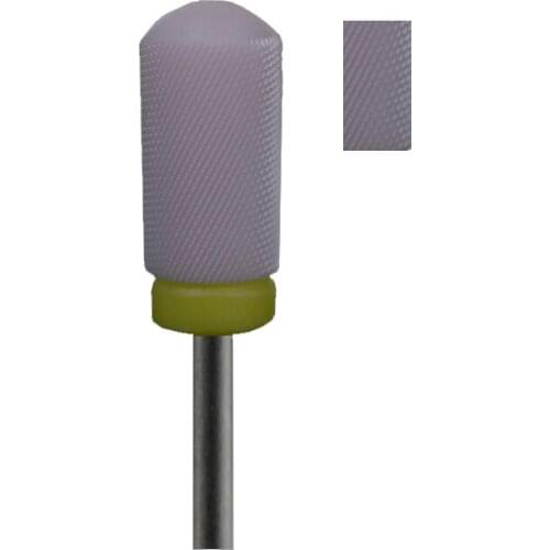 1pcs Pink Ceramic Nail Drill Bit - Large Smooth Top Bit - XF