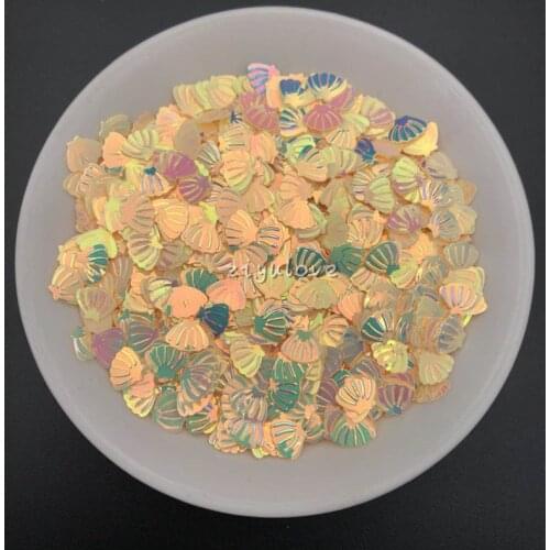 11/shell/Gradual change/monochrome/15 grams Sequins PVC Flat for DIY Card Making Craft Color Collection