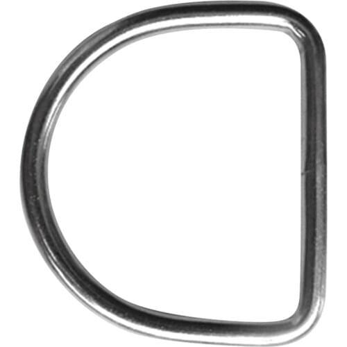 4pcs Stainless Steel For 2" Webbing/Tri-Slide Buckles Keeper +1x D Ring