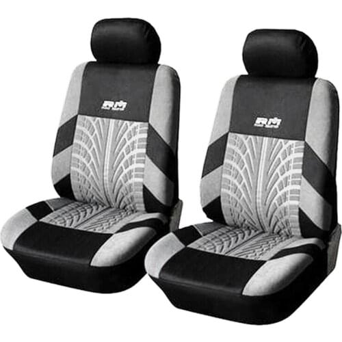 4 PCS Car Seat Cover Seat Protection with Letter Embroidery Front Seat