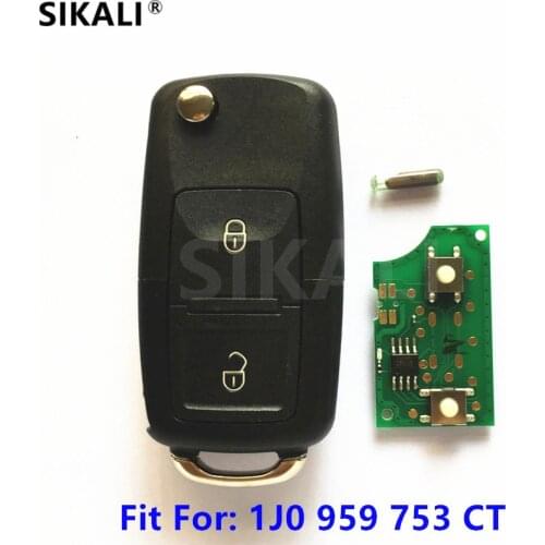 Car Remote Key for 1J0959753CT 5FA009259-00 Bora Polo Golf MK4 Transporter for VW/VolksWagen 1999 2000 2001 2002 2003 2004 2005