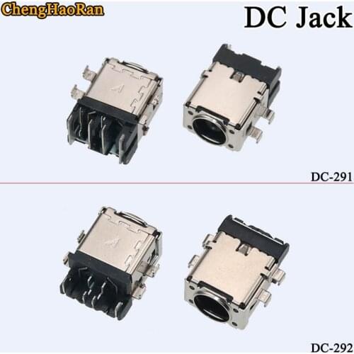 ChengHaoRan 2pcs/lot SMD black DC power connector Power head Notebook motherboard charging port
