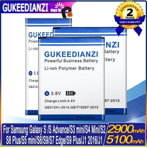For Samsung Galaxy J1(2016) EB-BJ120CBE Battery For Samsung S2 S3 S4 S5 S6 S7 S8 S9/ S6 S7 Edge/ S8 S9 Plus S3 4 5 mini Bateria