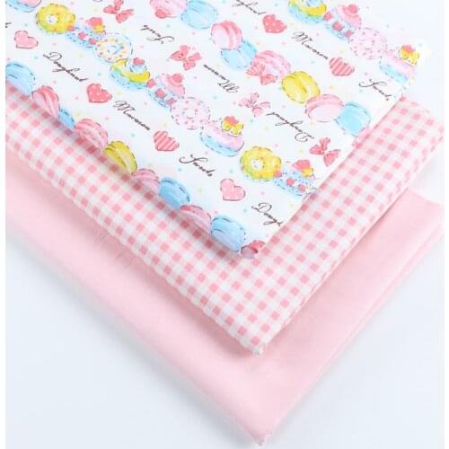 Cotton Twill Cloth Sheet Fabric Sweet for DIY Sewing Patchwork Princess 100% Cotton Fabric Printed Baby Fabric Plain Piece