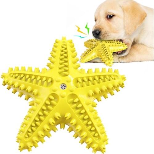 Star Pet Cat Dog Interactive Toy Tooth Cleaning Balls Puppy Toys Elastic Dog Chew Toys Medium Dog Molar Stick for Dropshipping
