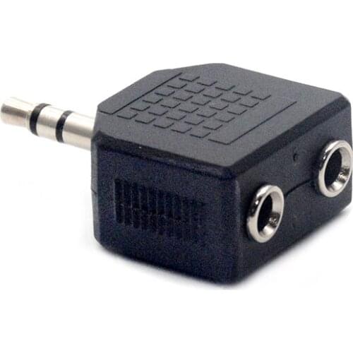 5Pcs 3.5 Mm Jack Aux Audio Cable 1 Male To 2 Female Headphone Splitter Y Extension Cable For Phone Tablet Audio Cable