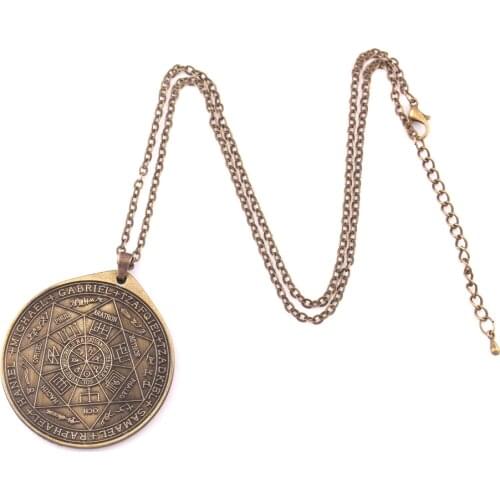 Fashion The Seal of the Seven Archangels by Asterion seal solomon kabbalah amulet pendant necklace