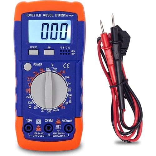 Multimeter Digital Voltmeter Meter DC/AC Mini Voltage Indicator Professional Avometer Ohmmeter Feelers For Tester Probe Tip Pen