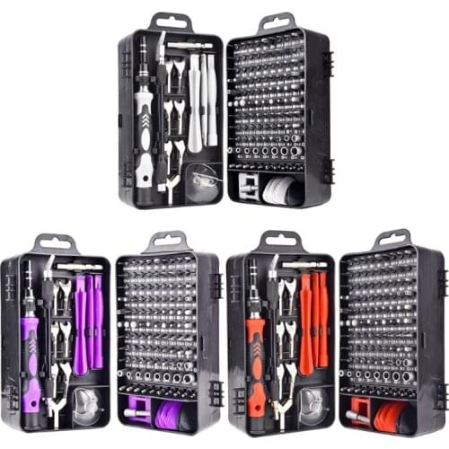 135 in 1 Screwdriver Set of Screw Driver Bit Set Multi-function Precision Mobile Phone Repair Device Hand Tools Torx Hex