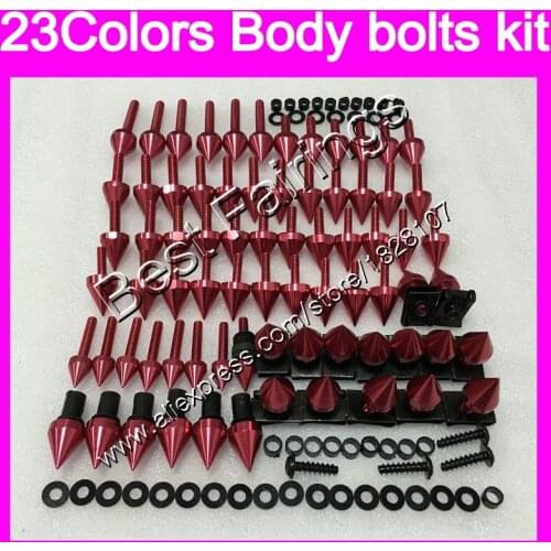 Fairing bolts full screw kit For SUZUKI GSXR600 GSXR750 01 02 03 GSXR 600 750 GSX R600 2001 2002 2003 Complete Body screws Nuts