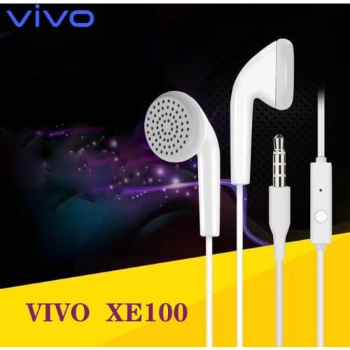 Vivo XE100 original genuine earphone wire control xe100 compatible with multiple models