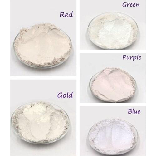 Pearlescent Pigment White Symphony Mermaid Powder Car change color Eyeshadow Soap Dye Soap Pigment Mica Powder Nail glitter