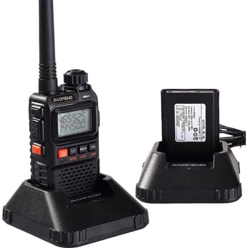 Newest Interphone Two 2 Way Radio Portable Mini Walkie Talkie Plus baofeng uv-3r For Uhf Mobile Radio Dual Band Vhf Radio Marine