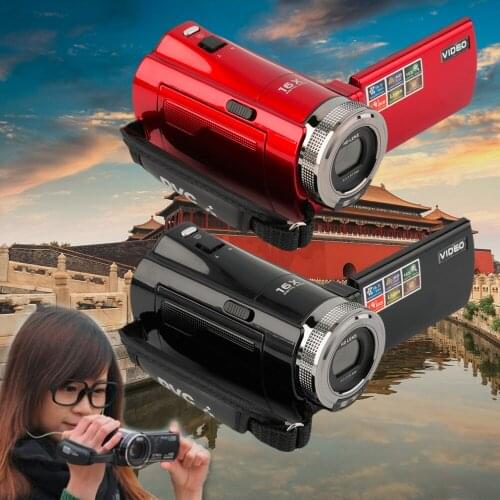 Portable Video Camera 720P HD 16MP 16x Zoom 2.7'' TFT LCD Digital Video Camcorder Camera DV DVR Black Red 2017 hot worldwide