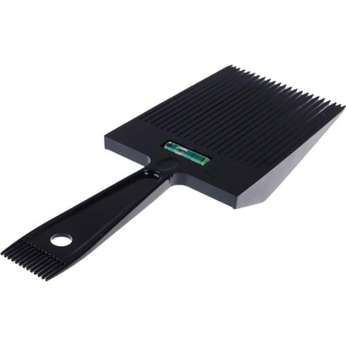 Extra Big Flattoper Comb Large Wide Fork Flat Combs with Balance Ruler Flat Topper Styling Hair Brushes Hairdressers Tool