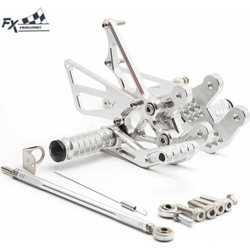 Adjustable Motorcycle Footpeg Footrest GP Shifter For Suzuki GSXR1000 K7 K8 GSXR 1000 2007 2008 Rearset Rear Set Foot Peg Pedal