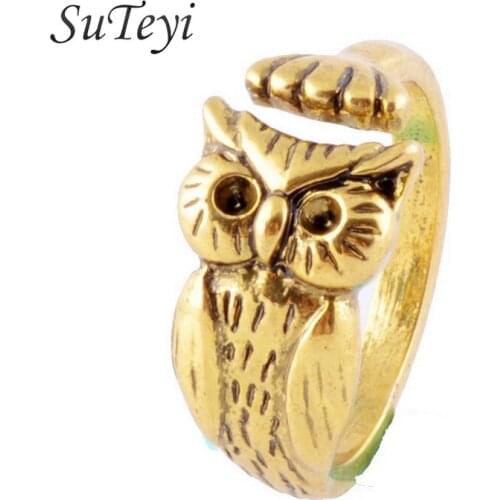 Женские золотые кольца Suteyi China At AliExpress