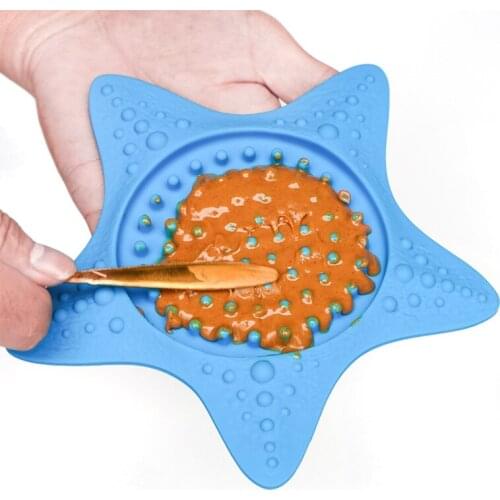 New Pet Suction Cup Dog Licking Plate Slow Food Plate Pet Products Creative Silicone Pet Bowl Licking Pad Dog Feeders Supplies