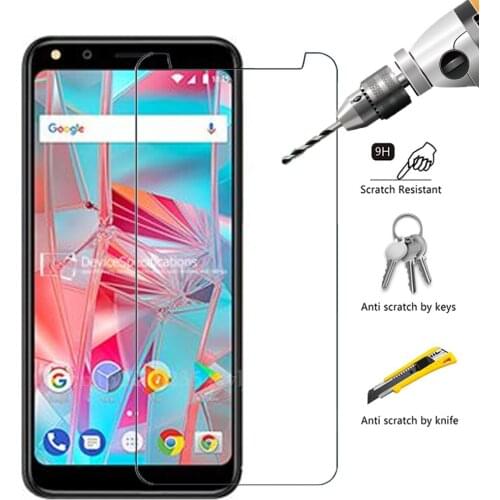 Tempered Glass for BQ BQ-5301 Strike View Smartphone Explosion-proof 9H Protective Film cover Protector Case