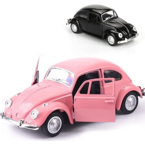 1:32 Scale Diecast Vintage Retro Pull Back Car Model Toy Mini Children Play Toys For Kids Educational Festival Gift CL5838