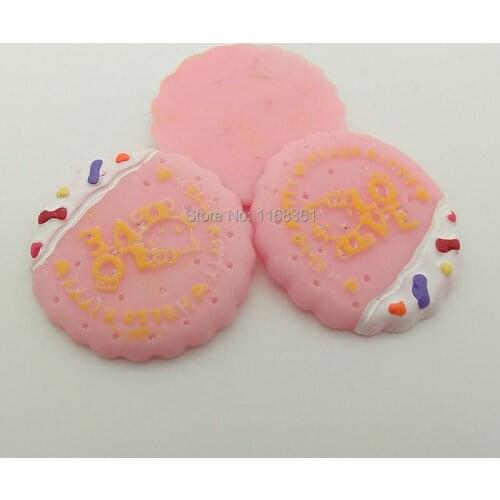 1pcs/lot resin flat back candy bread 30mm Jewelry Mobile Phone Hairpin Headwear DIY Accessories B205-5
