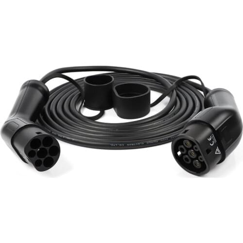 32A three phase 22kw type 2 to type 2 EV charger cable for electric vehicle iec 62196 evse kit ev Charging cable